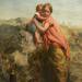 Welsh Peasant Girl and Child